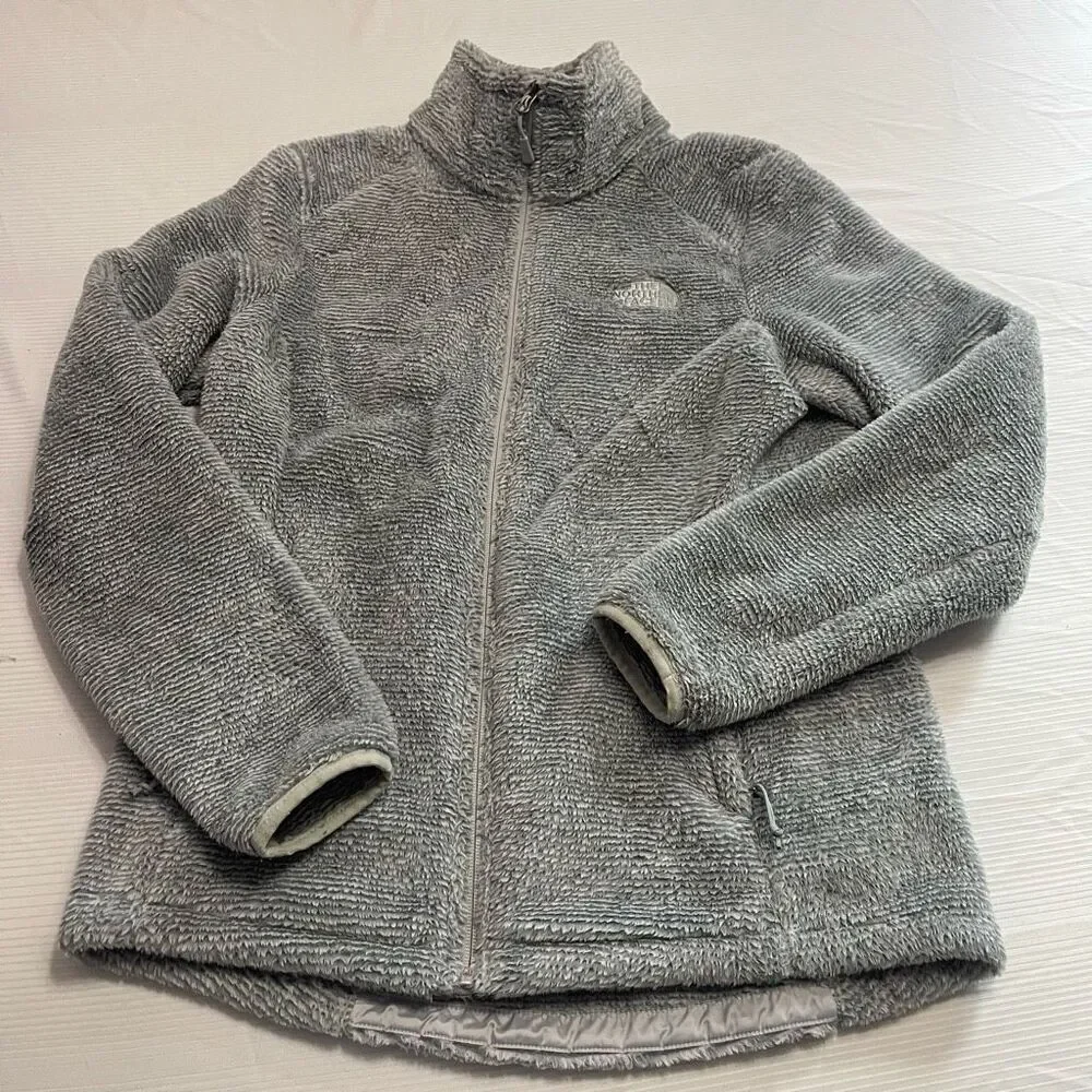 The North Face Grey Osito Women’s Fleece Jacket Size Medium